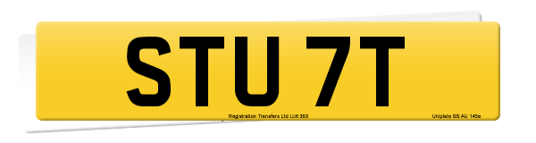 Registration number STU 7T